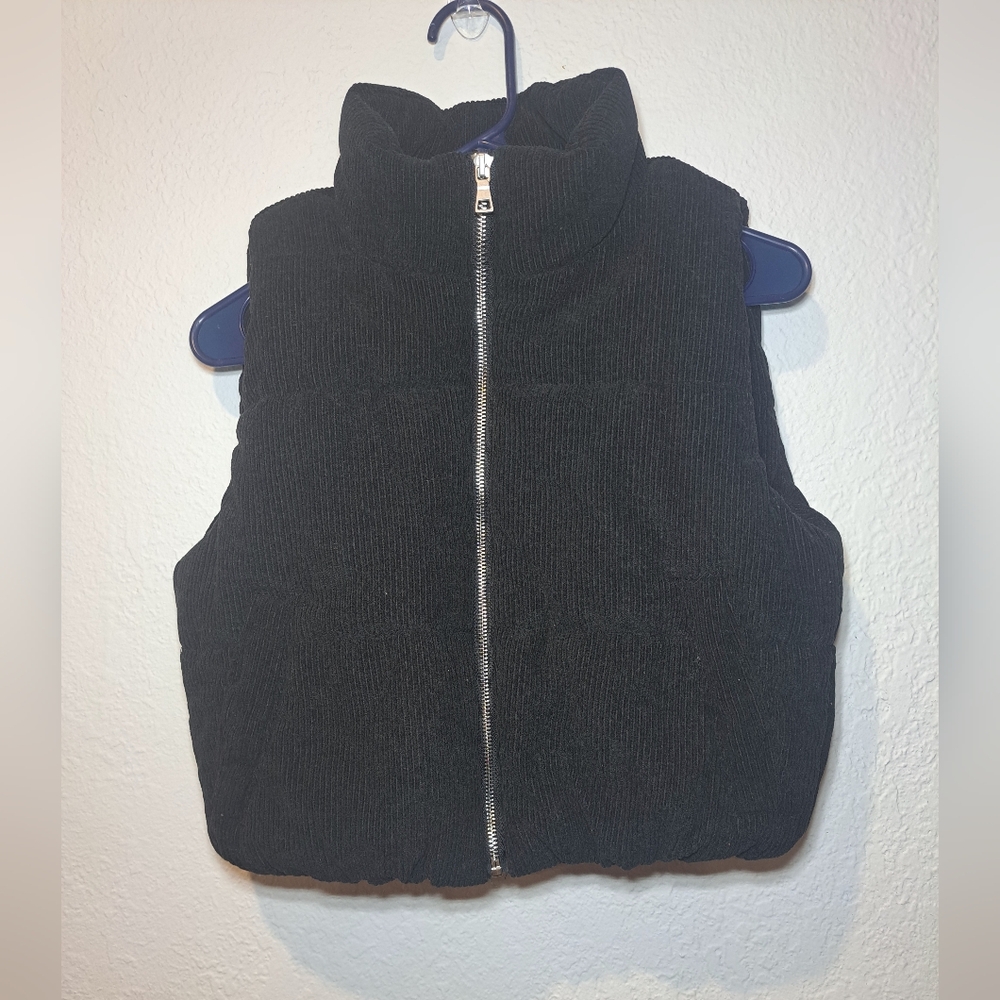 Ambiance Black Puffer Vest